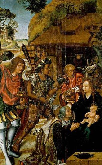 FERNANDES, Vasco Adoration of the Magi oil painting picture